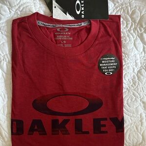 Oakley Men's Bold Red Short Sleeve Tee